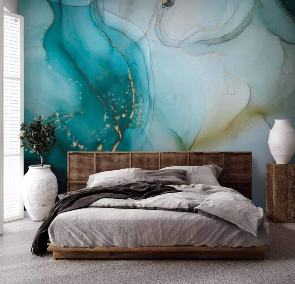 Flowing colors in calming hues Flowing colors in calming hues