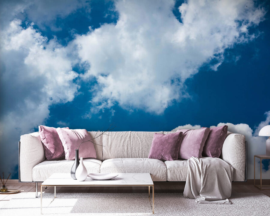 Blue sky with clouds