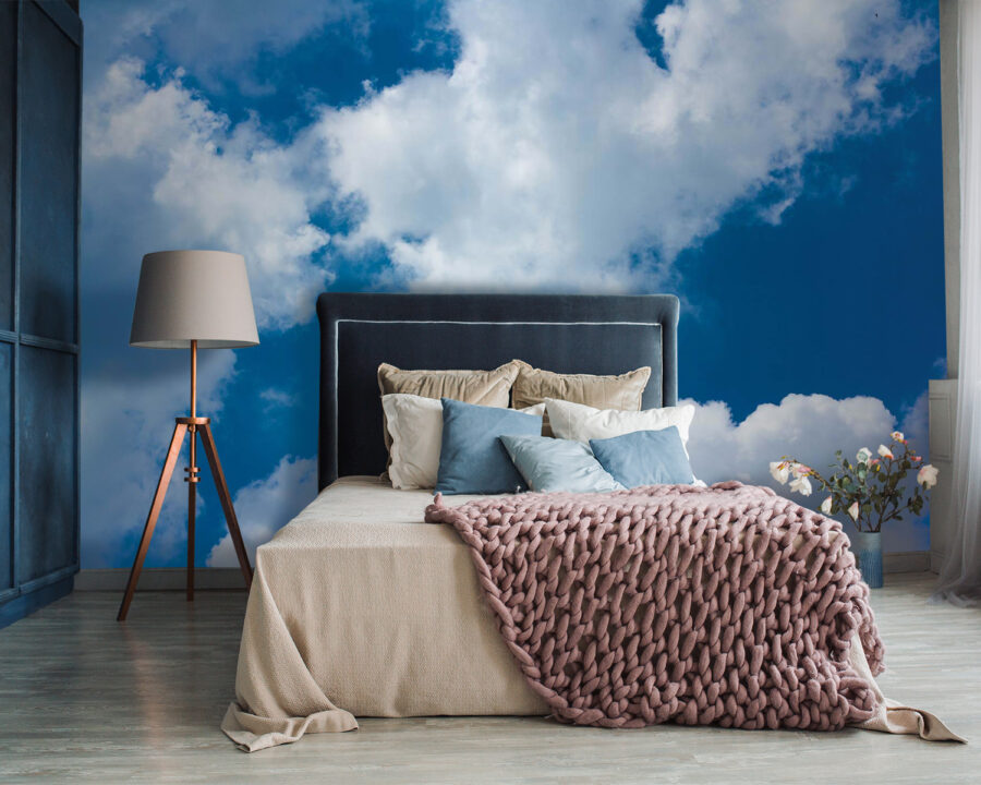 Blue sky with clouds