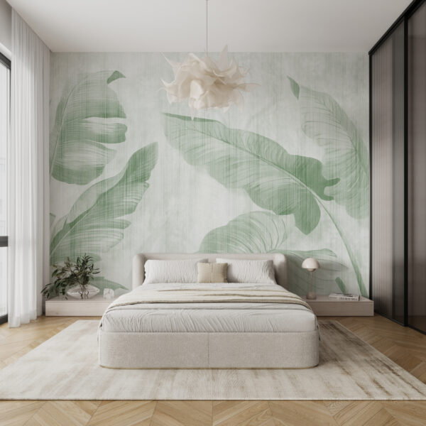 Lush leaves in soft green hues. Lush leaves in soft green hues.