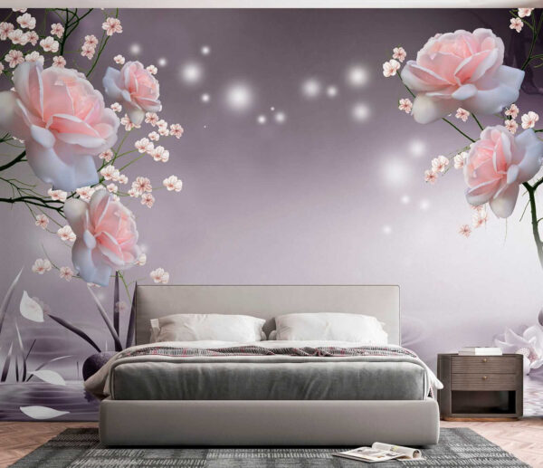 Pink flowers and white flowers u01045pib3 600x517 - Pink flowers and white flowers