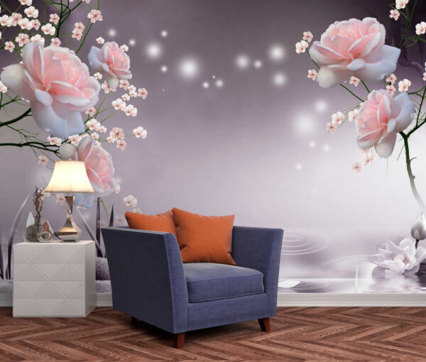 Pink flowers and white flowers u01045pig2 600x510 - Pink flowers and white flowers