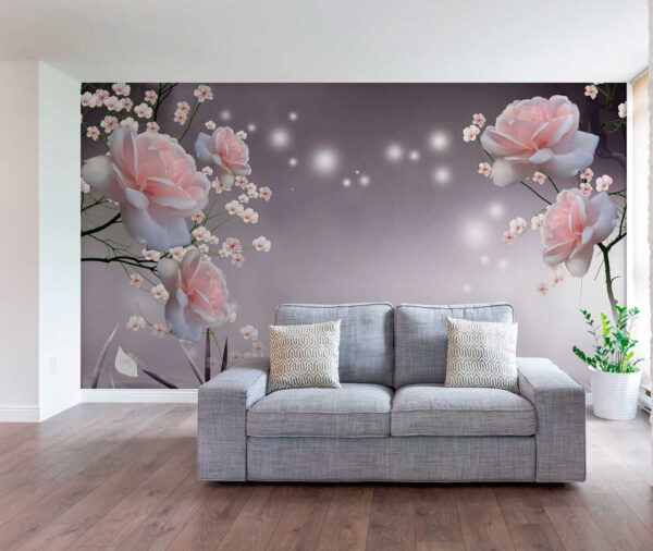 Pink flowers and white flowers u01045pig4 600x506 - Pink flowers and white flowers