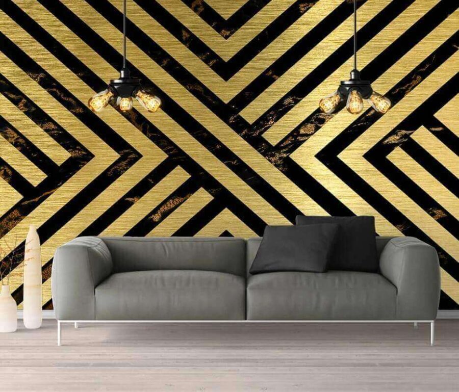 Dynamic geometric lines in contrast