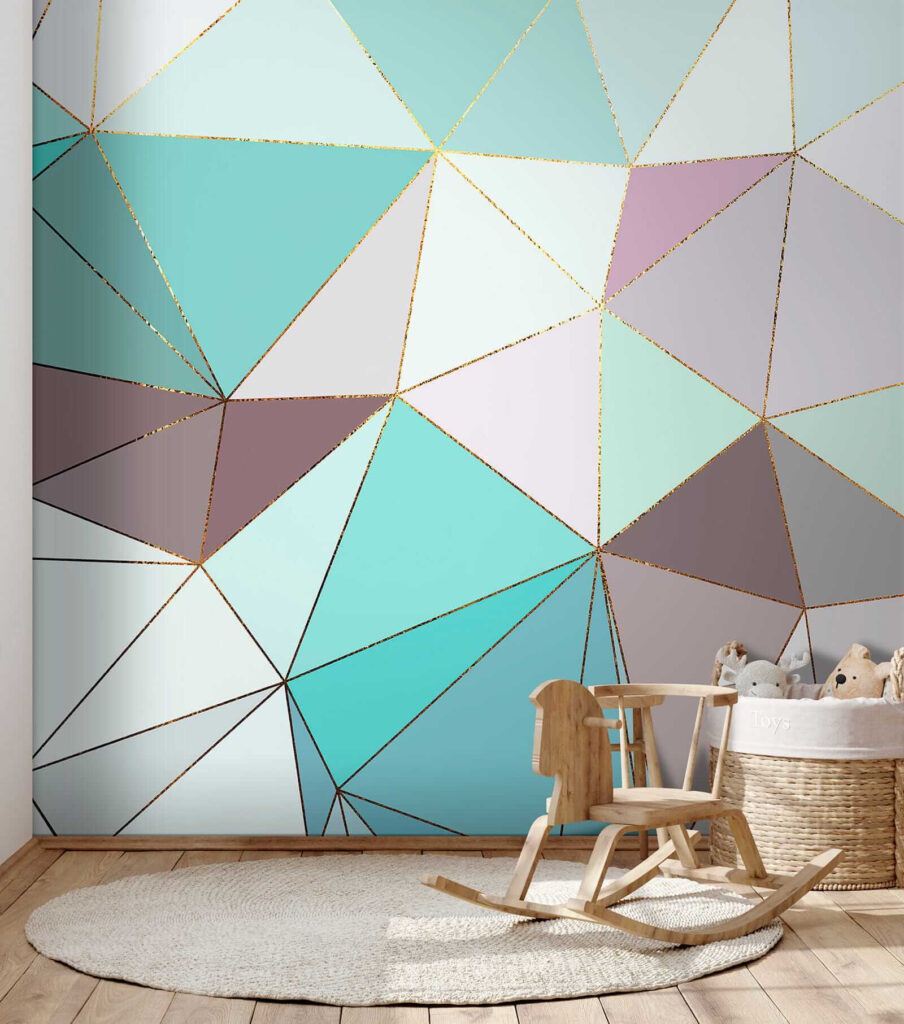 Abstract geometric pastel mosaic pattern Abstract geometric pastel mosaic pattern