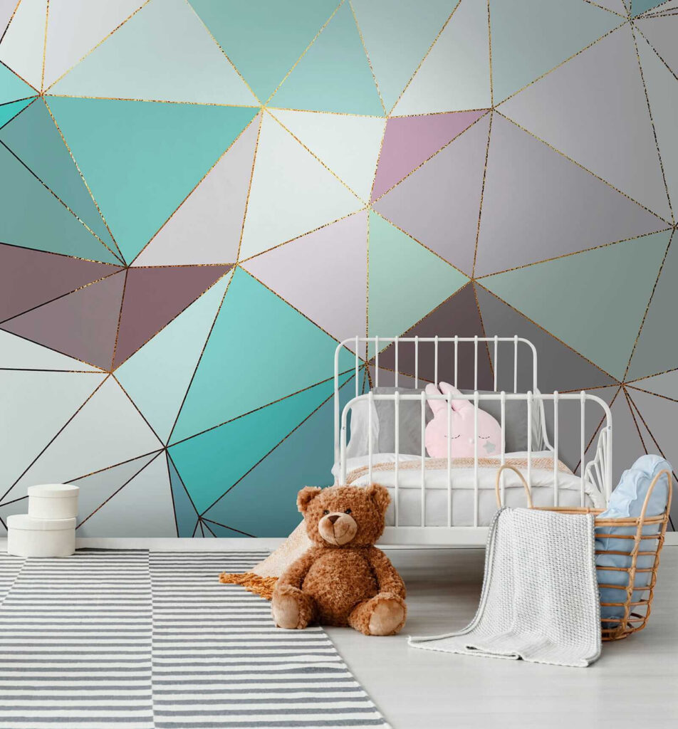 Abstract geometric pastel mosaic pattern Abstract geometric pastel mosaic pattern