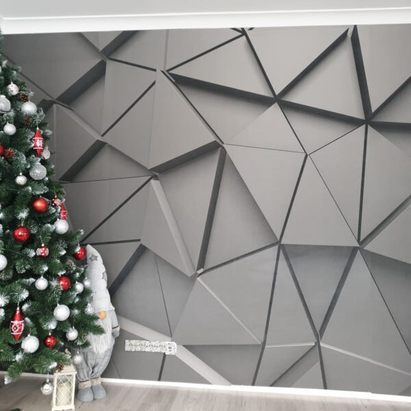 Black triangle pattern on a surface Black triangle pattern on a surface