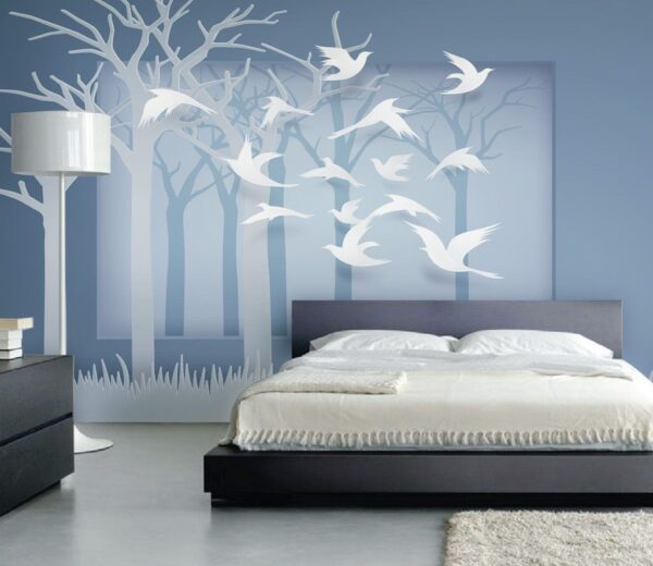Paper cut out of birds flying in the air u05511pib1m 600x520 - Paper cut out of birds flying in the air - tegory
