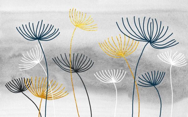 Yellow and blue flowers Yellow and blue flowers