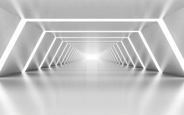 A white room with lights A white room with lights