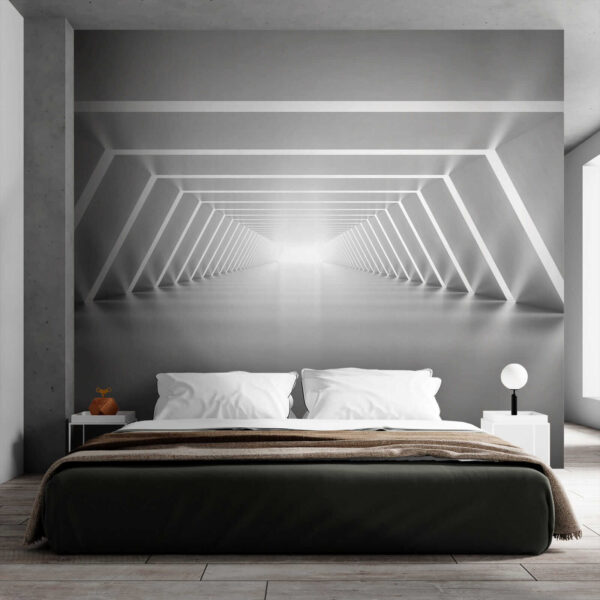 A white room with lights A white room with lights