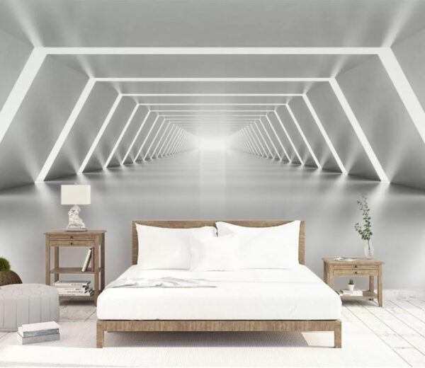 A white room with lights A white room with lights