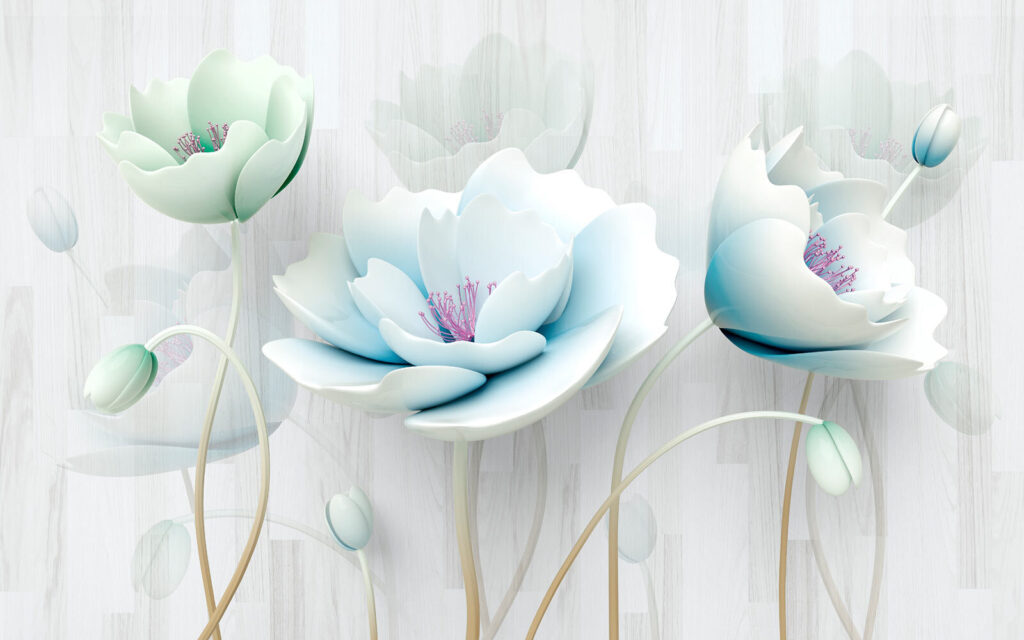Delicate blooms in soft hues. Delicate blooms in soft hues.