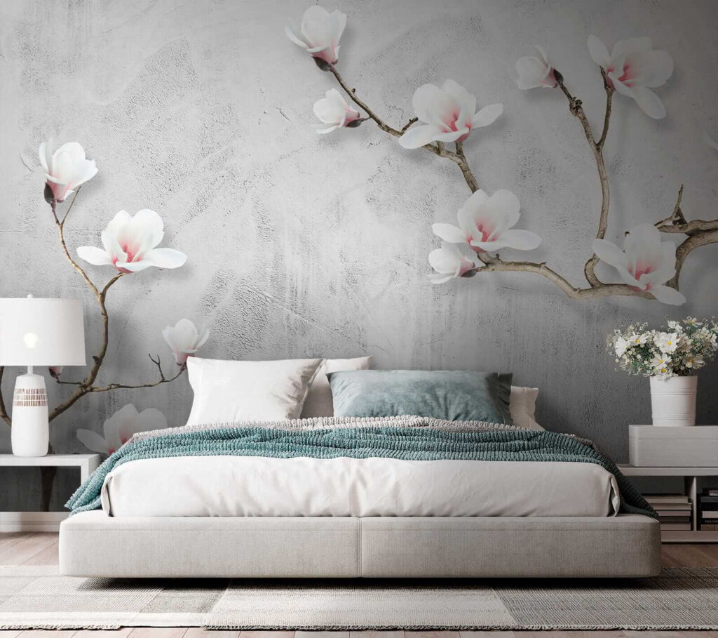 White flowers on a white background White flowers on a white background