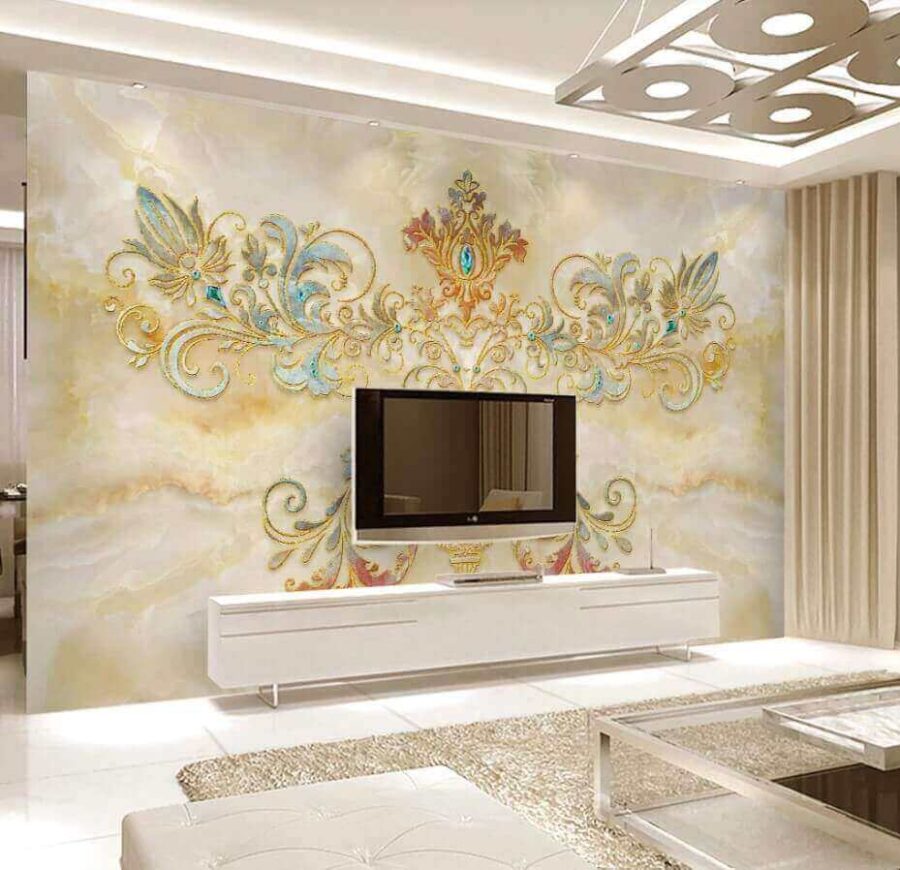 Wall murals Intricate design with elegant details