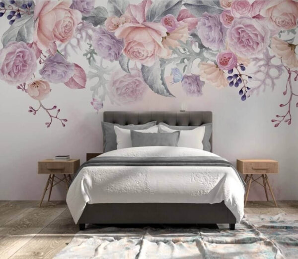 Watercolor painting of flowers Watercolor painting of flowers