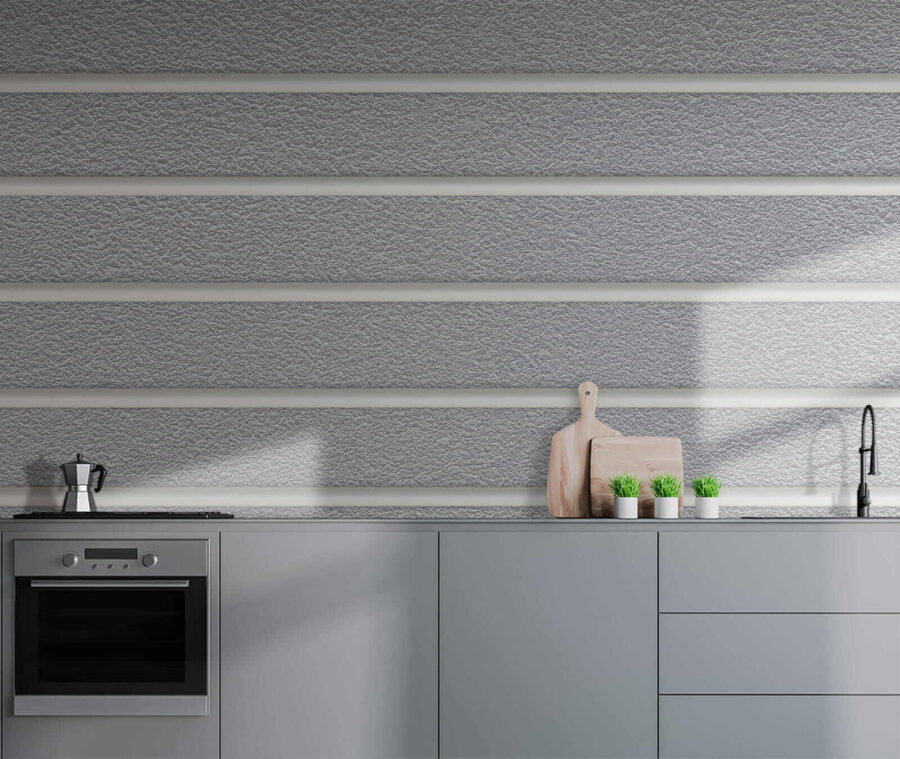 Textured surface with vertical lines