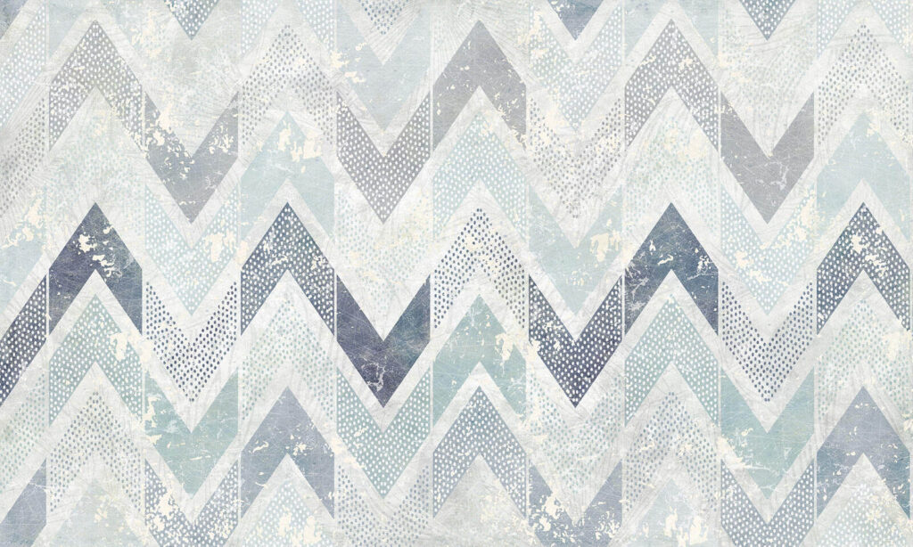 Pattern of blue and white chevrons Pattern of blue and white chevrons