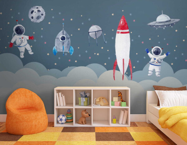Space shuttles and rockets in the sky Space shuttles and rockets in the sky