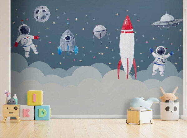 Space shuttles and rockets in the sky Space shuttles and rockets in the sky