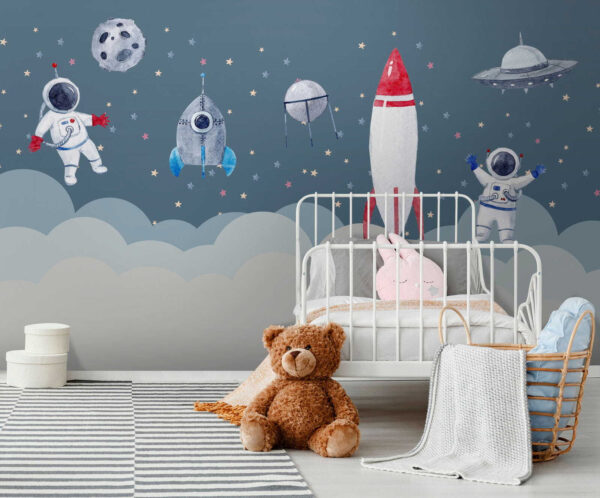 Space shuttles and rockets in the sky Space shuttles and rockets in the sky