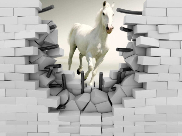 Horse running through a wall u14352p 600x450 - Horse running through a wall