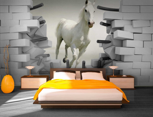 Horse running through a wall u14352pib3 600x459 - Horse running through a wall