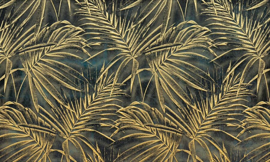 Lush tropical leaves in elegant pattern Lush tropical leaves in elegant pattern