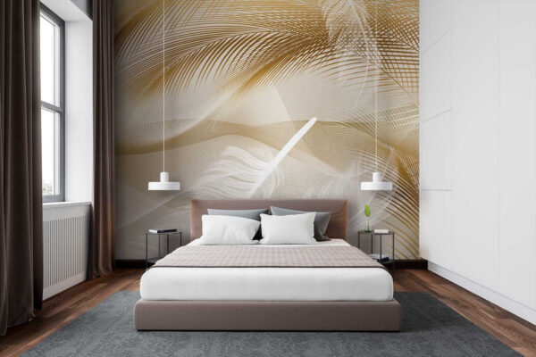 Elegant feathers in soft waves. Elegant feathers in soft waves.