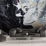 Wall murals Painting of a woman’s face