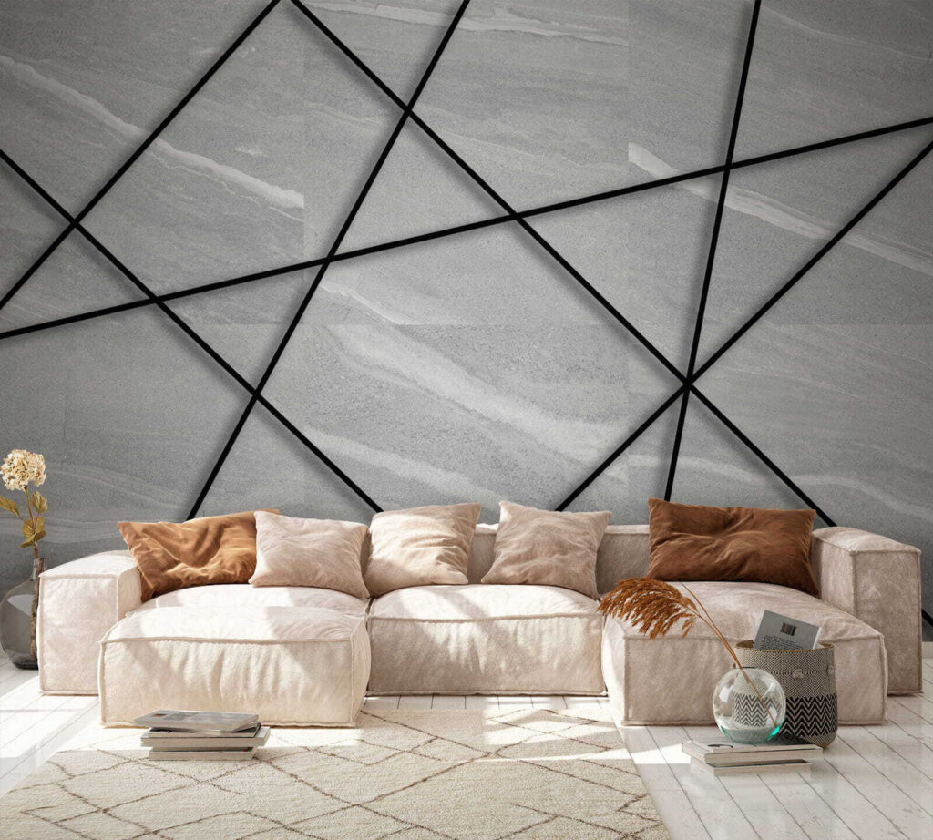 Black lines on a white surface Black lines on a white surface