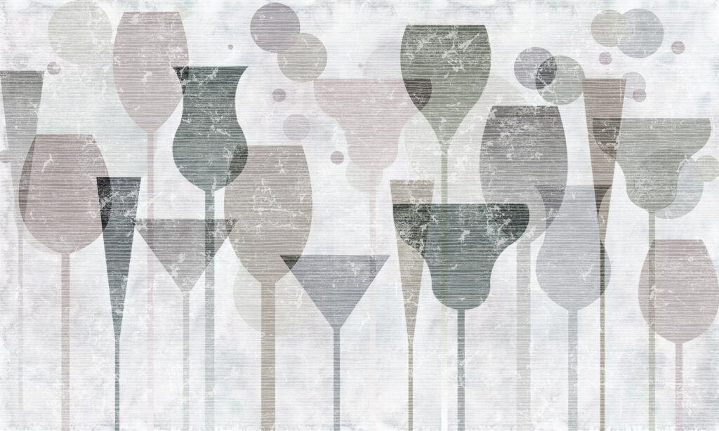 Group of wine glasses Group of wine glasses