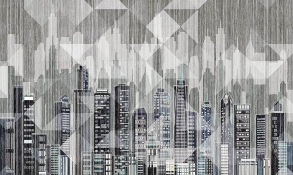 City skyline with many buildings City skyline with many buildings