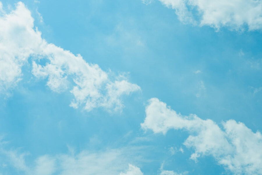 Blue sky with clouds