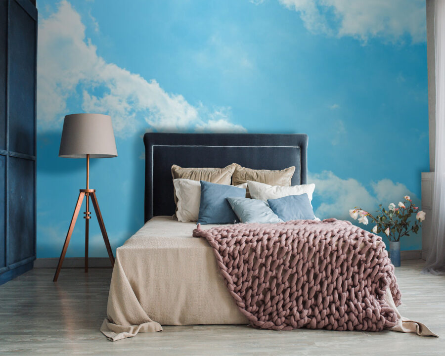 Blue sky with clouds