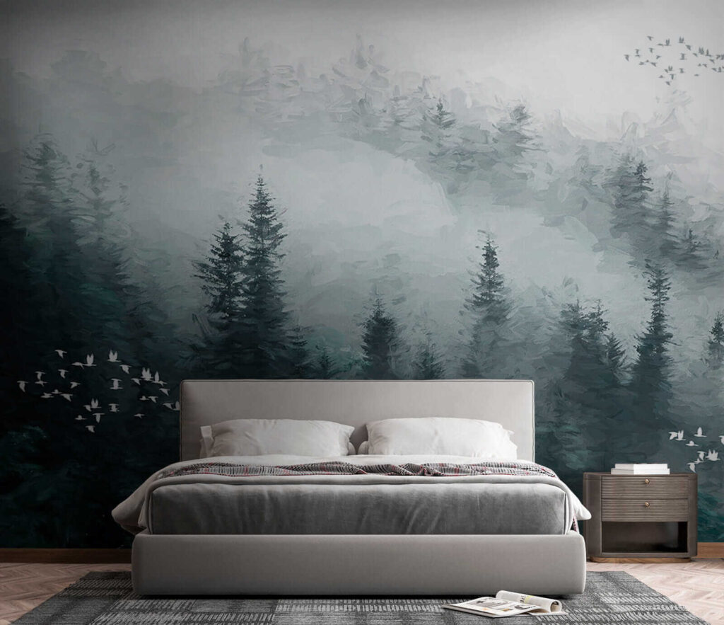 u23921pib4 1024x883 - Foggy forest with birds flying - tegory