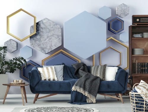 Dynamic geometric shapes on display