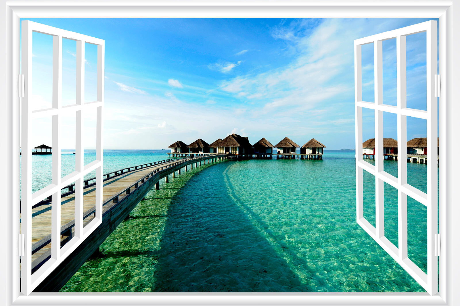 u29626p - Bridge leading to a beach - tegory