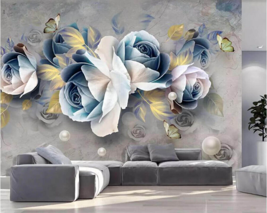 Delicate blooms with soft colors