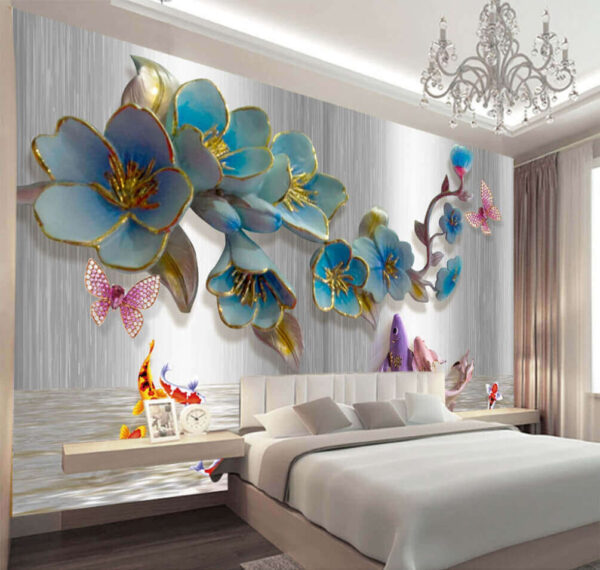 Group of fish and flowers u29928pib1m 600x570 - Group of fish and flowers - tegory