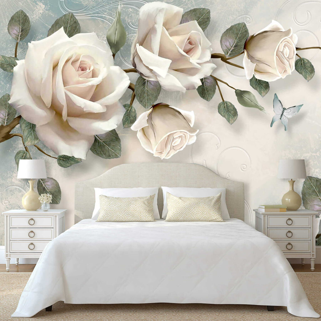 Delicate roses with soft butterflies u31353pib1 1024x1024 - Delicate roses with soft butterflies