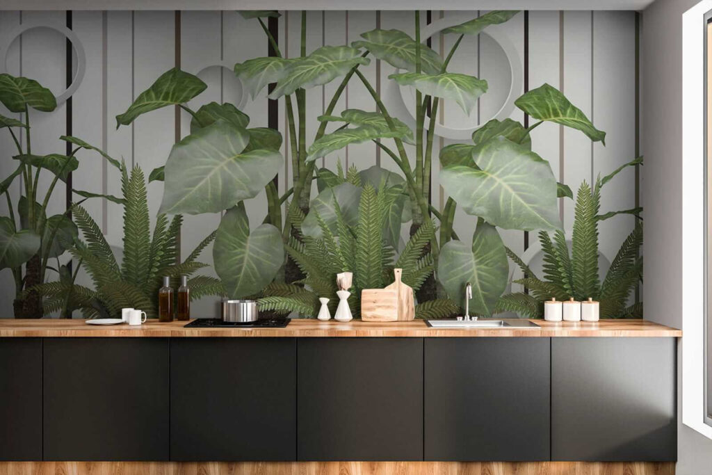 Plant with green leaves Plant with green leaves