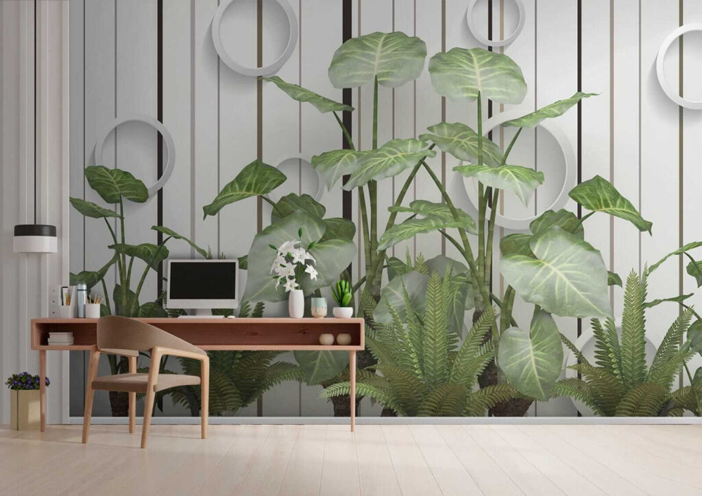 Plant with green leaves Plant with green leaves