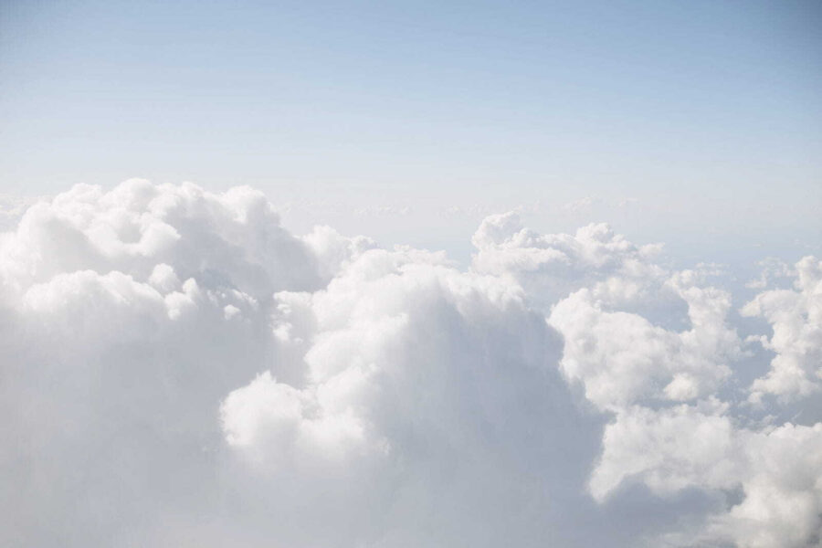 Clouds and sky with clouds