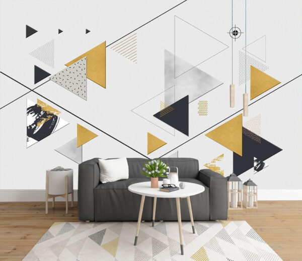 Group of triangles and lines Group of triangles and lines