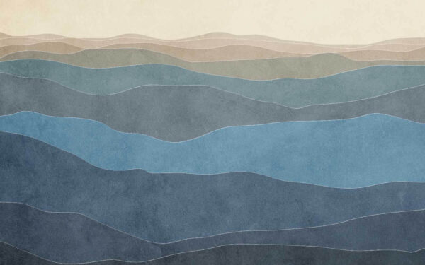 Landscape of hills with lines Landscape of hills with lines