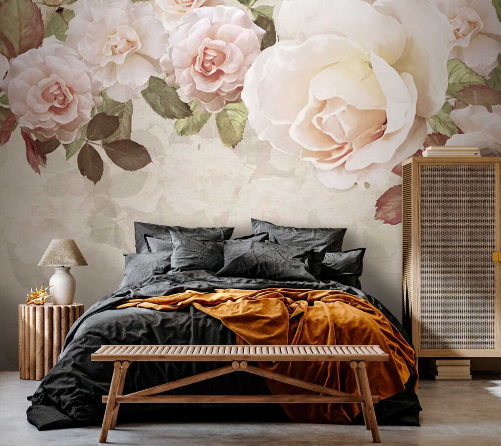 Group of flowers on a white background Group of flowers on a white background