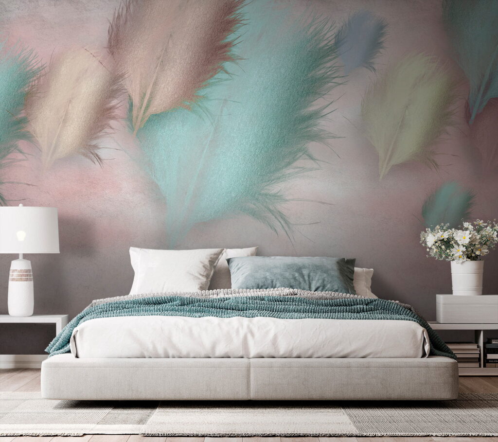 Group of feathers on a pink background u41743pib2 1024x909 - Group of feathers on a pink background - tegory