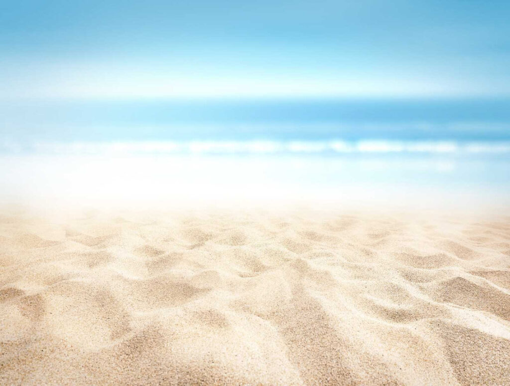 Sandy beach with blue sky Sandy beach with blue sky