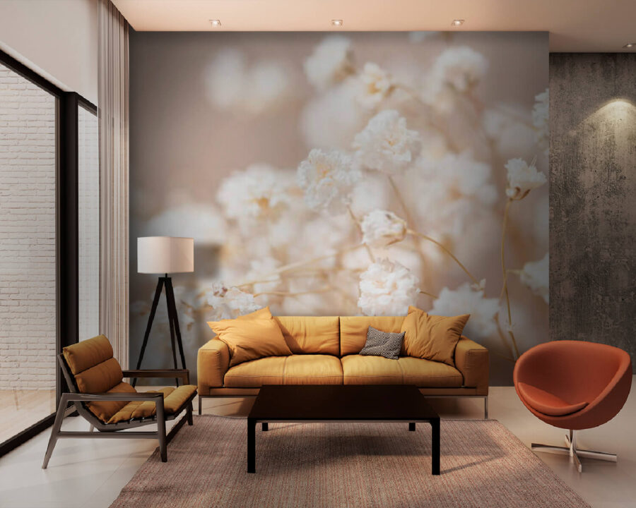 Delicate blooms in soft focus